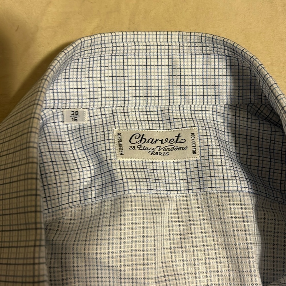 Charvet 15 shirt french cuff